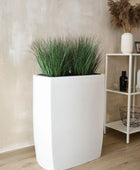 Bac à plantes - Kourtney | 57x34x75 cm, Blanc