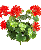 Künstliche Geranie - Zora | 39 cm, Steckpflanze