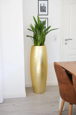 Bac à plantes - Elda | 29x100 cm, or