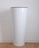 Bac à plantes - Elmira | 30x80 cm, Blanc