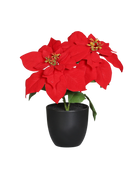 Poinsettia artificiel - Cady | 7 cm, en pot