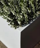 Bac à plantes - Leyla | 40x40x40 cm, Blanc