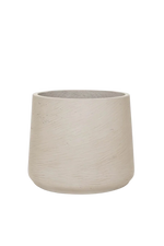 Blumentopf - Talco, 41x38cm, Pflanzkübel von aplanta, in Beige