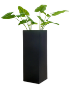 Bac à plantes - Enisa | 40x40x100 cm, Anthracite