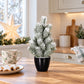 Künstlicher Tannenbaum mit Schnee – Simeon | 31 cm