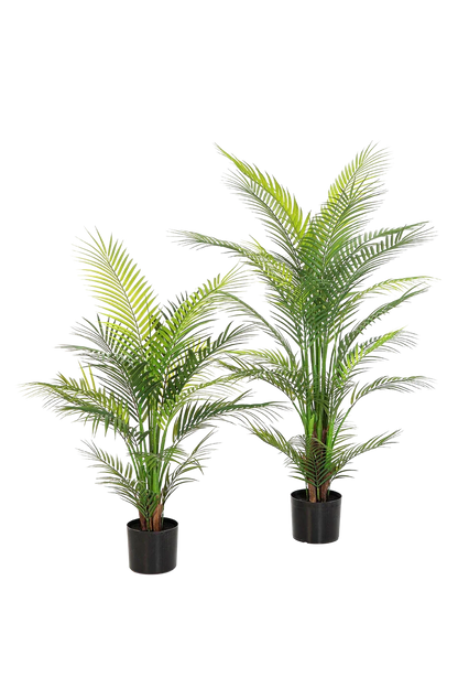 Künstliche Areca Palme - Lotus, 120 cm, Kunstbaum von aplanta, UV-beständig, in Grün, für draußen