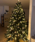 Arbre de Noël artificiel - David | 210 cm, avec lumières LED