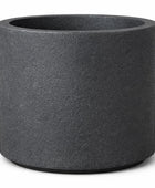 Pflanzkübel LUZERN Granit Schwarz | 39x33 cm