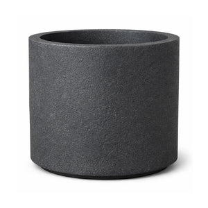 Pflanzkübel LUZERN Granit Schwarz | 29x25 cm