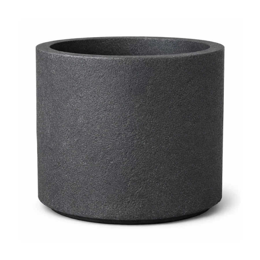 Pflanzkübel LUZERN Granit Schwarz | 39x33 cm