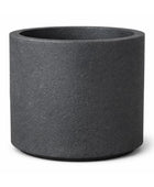 Pflanzkübel LUZERN Granit Schwarz | 39x33 cm
