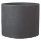 Pflanzkübel LUZERN Granit Schwarz, 39x33cm, von aplanta, für drinnen & draußen