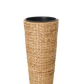 Pflanzkübel - Anesa, 60 cm, von aplanta, 60 cm hoch, in Natur, für drinnen