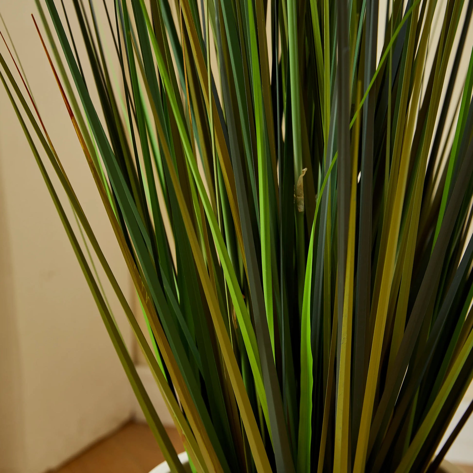 Künstliches Pampasgras - Thalassa, 90 cm, Kunstpflanze von aplanta, mit Fruchtstamm, in Grün, für drinnen