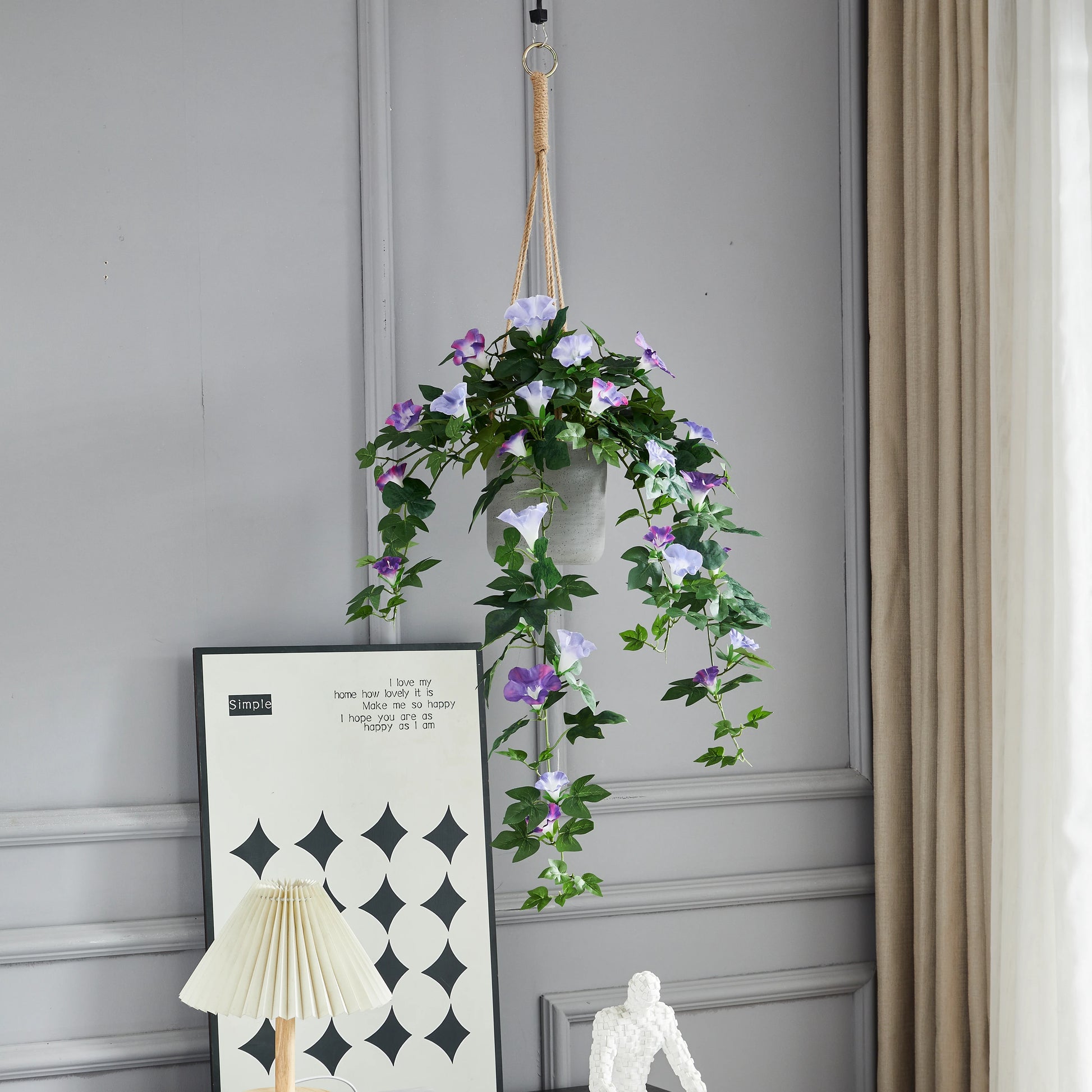 Künstliche Prunkwinde – Lysandra | 80 cm