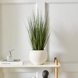 Künstliches Gras - Selwyn, 60 cm, Kunstpflanze von aplanta, in Grün, für drinnen