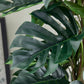 Künstlicher Split-Philodendron - Zephira, 210 cm, Kunstpflanze von aplanta, inkl. Startertopf, in Grün, für drinnen
