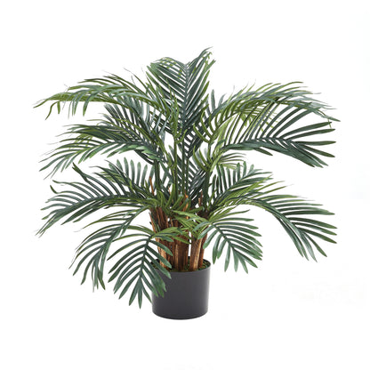 Künstlicher Palmfarn - Alamea, 75 cm, Kunstpflanze von aplanta, inkl. Startertopf, in Grün, für drinnen