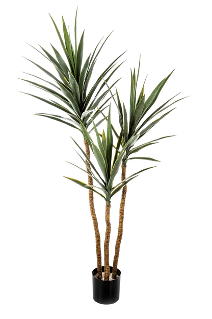 Künstliche Yucca - Talandra, 150 cm, Kunstbaum von aplanta, in Grün, für drinnen
