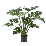 Künstliche Monstera - Thilo, 98 cm, Kunstpflanze von aplanta, in Natur, für drinnen