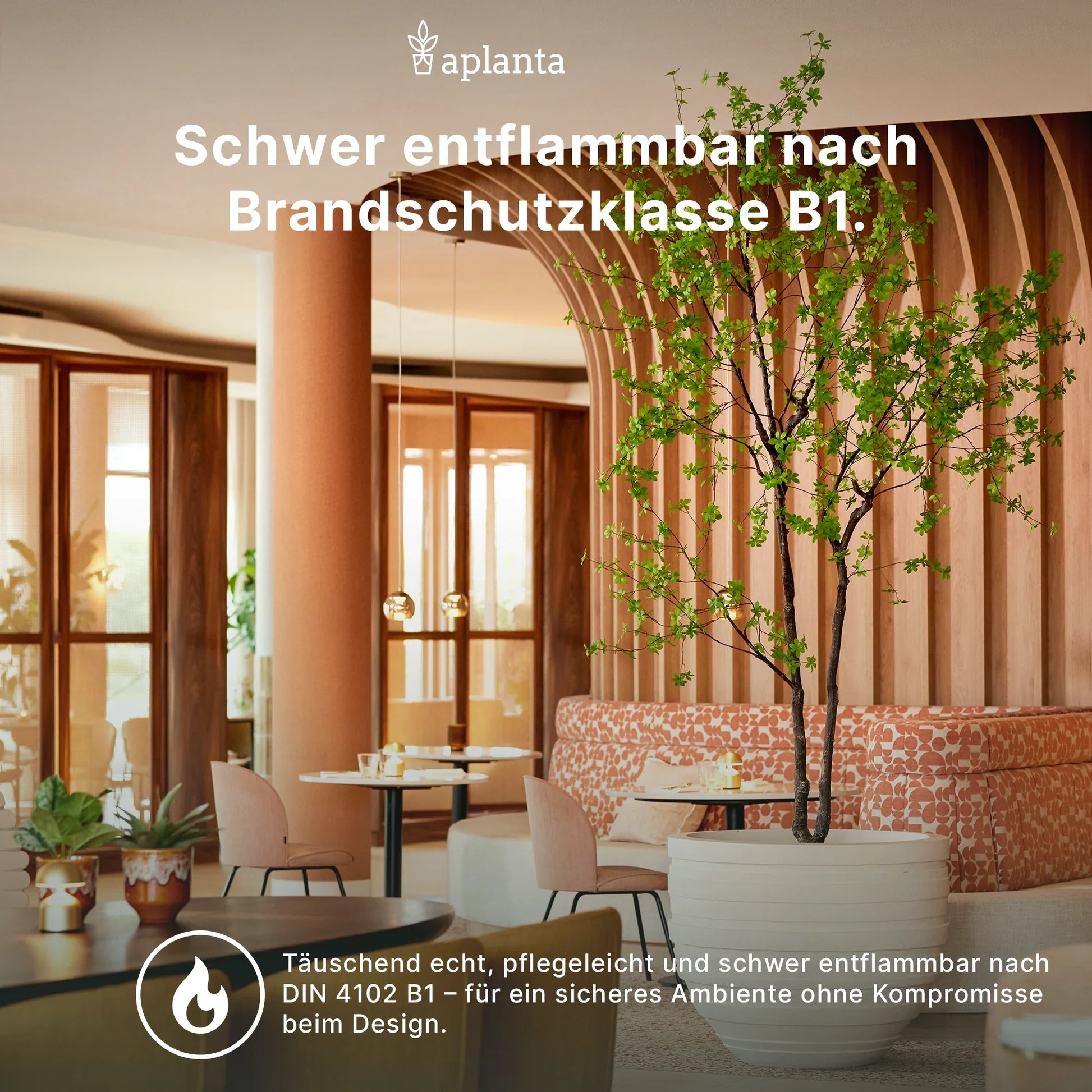Künstliches Gras - Ulrich, 90 cm, Kunstpflanze von aplanta, feuerhemmend, B1-zertifiziert, in Grün, für drinnen