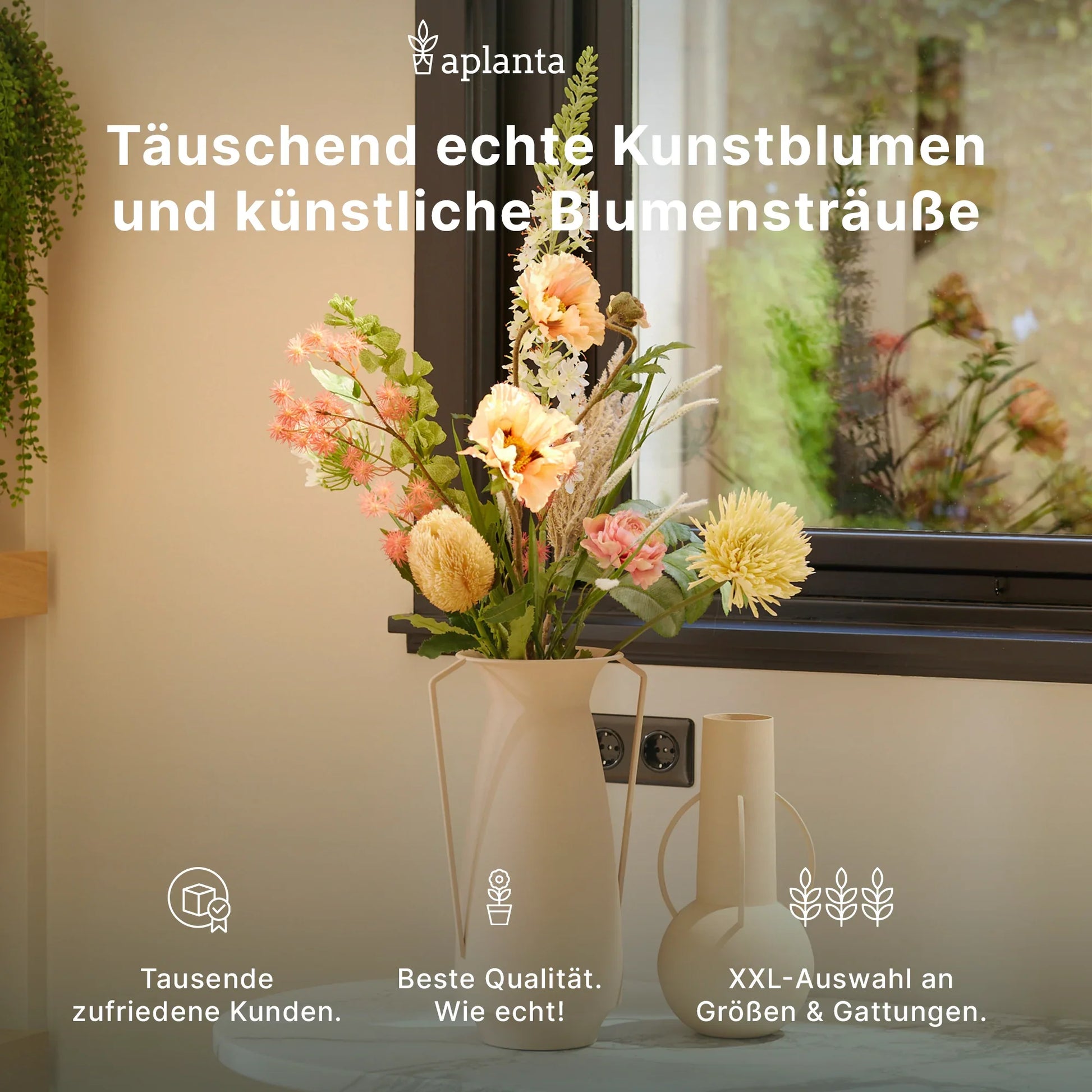 Branche d'hibiscus artificielle - Tara | 82 cm