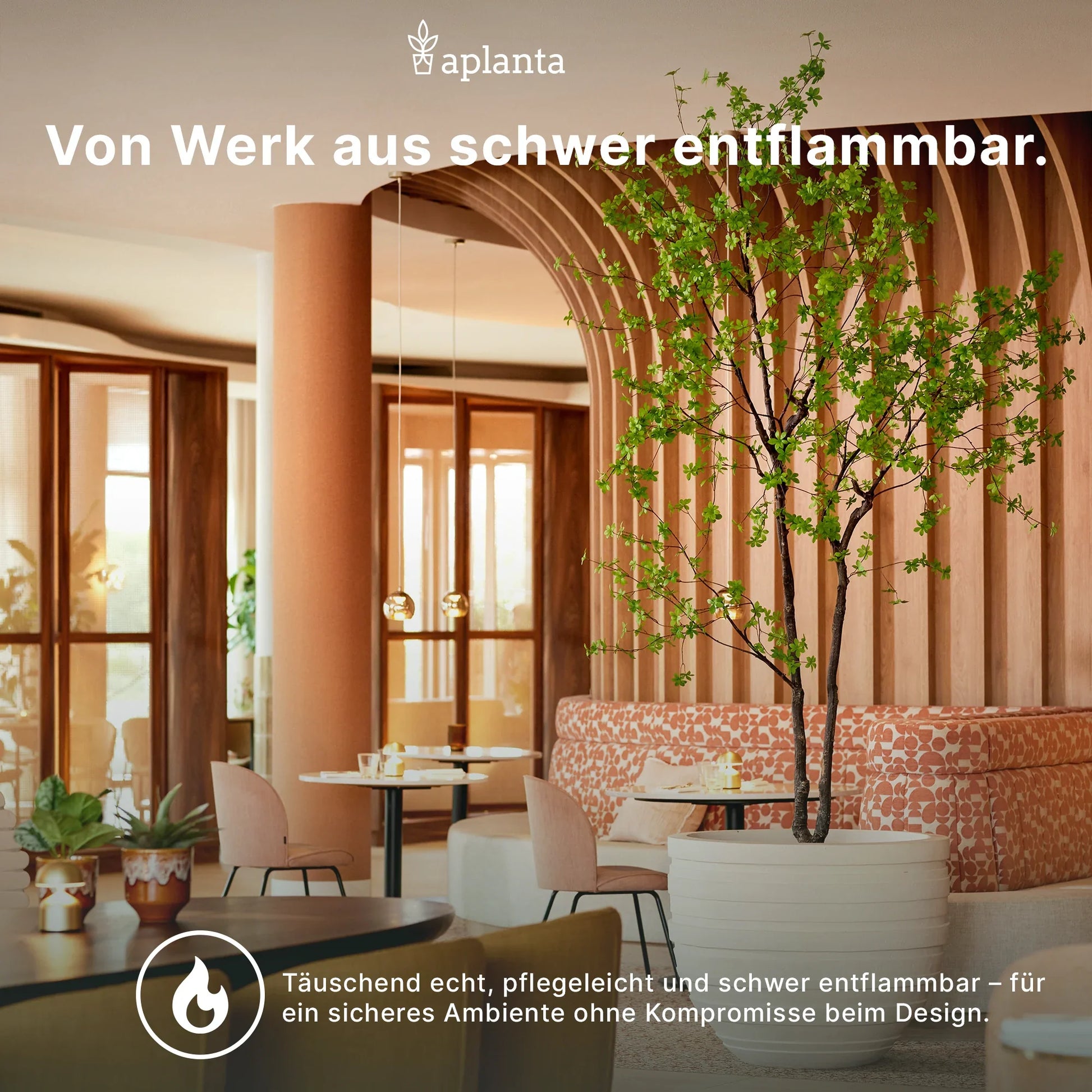 Marronnier porte-bonheur artificiel - Owen | 150 cm