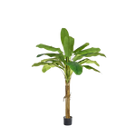Künstlicher Bananenbaum - Harald, 105 cm, Kunstbaum von aplanta, feuerhemmend, B1-zertifiziert, in Grün, für drinnen