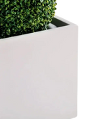 Bac à plantes - Leyla | 30x30x30 cm, Blanc
