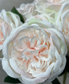 Bouquet de roses avec 10 têtes de fleurs - Artemisia | 45 cm