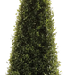 Künstliche Buchsbaumpyramide - Lucy, 135 cm, Kunstbaum von aplanta, UV-beständig, inkl. Dekotopf, in Grün, für draußen