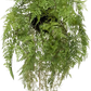 Künstlicher Hänge-Farn - Jolie, 35 cm, Kunstpflanze von aplanta, in Natur, für drinnen