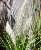 Assortiment d'herbe artificielle en pot - Noemi | 38 cm