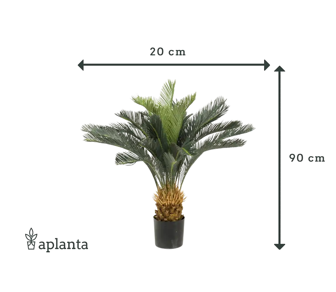 Fougère palmier artificielle - Karlotta | 90 cm