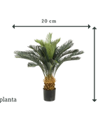 Fougère palmier artificielle - Karlotta | 90 cm