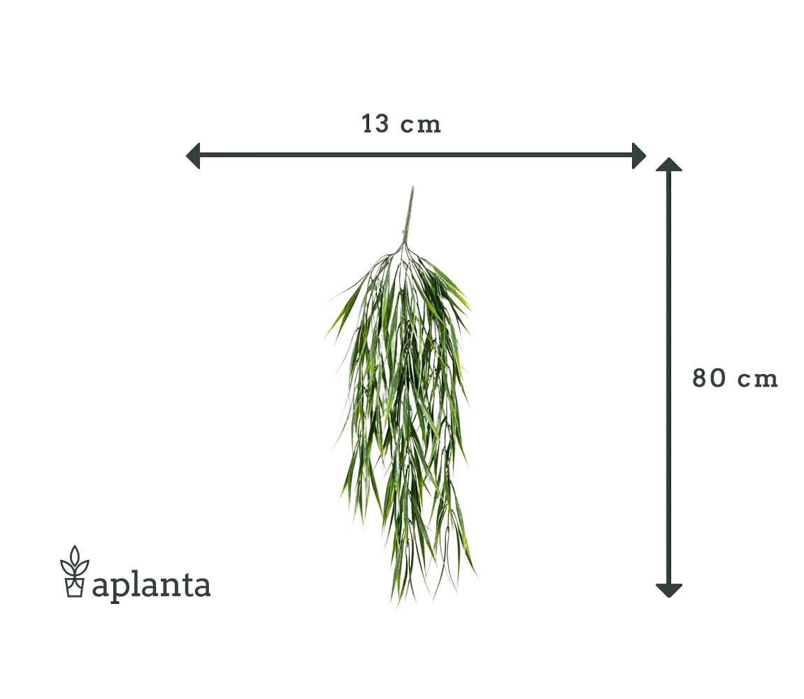 Herbe artificielle suspendue - Luise | 80 cm