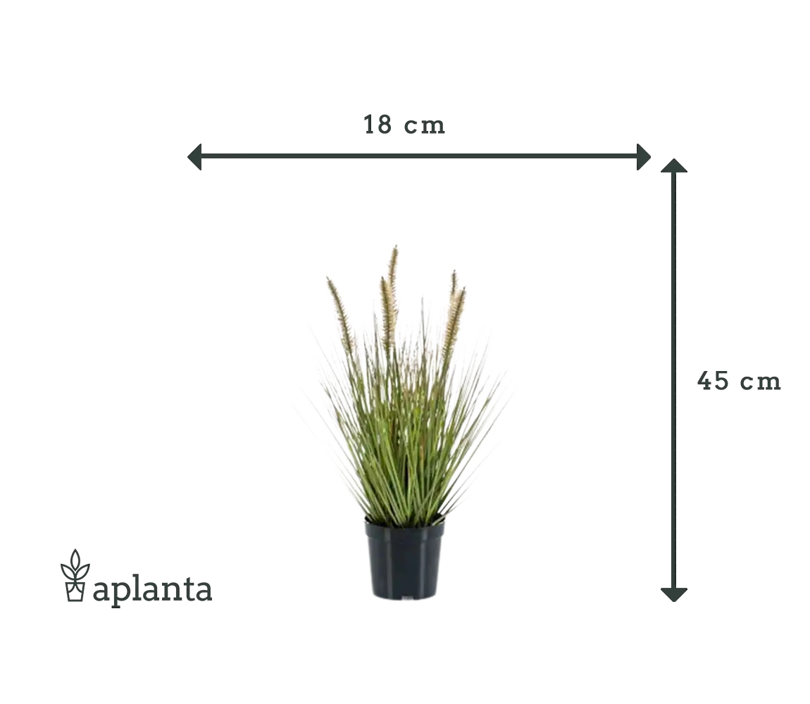 Herbe artificielle pour lampadaire - Paulin | 45 cm