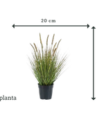 Herbe artificielle pour lampadaire - Paulin | 58 cm