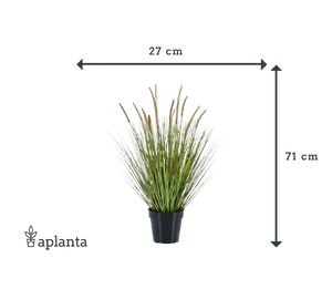 Herbe artificielle pour lampadaire - Paulin | 71 cm